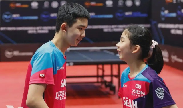 九游体育-国乒新大敌来了！14岁新星U15世界第1：联手妹妹夺冠看齐张本智和